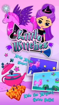 Cuplikan Layar Game Little Witches Magic Makeover