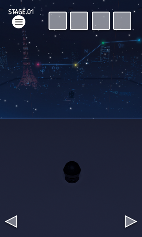脱出ゲーム　Night Room Game Screenshot