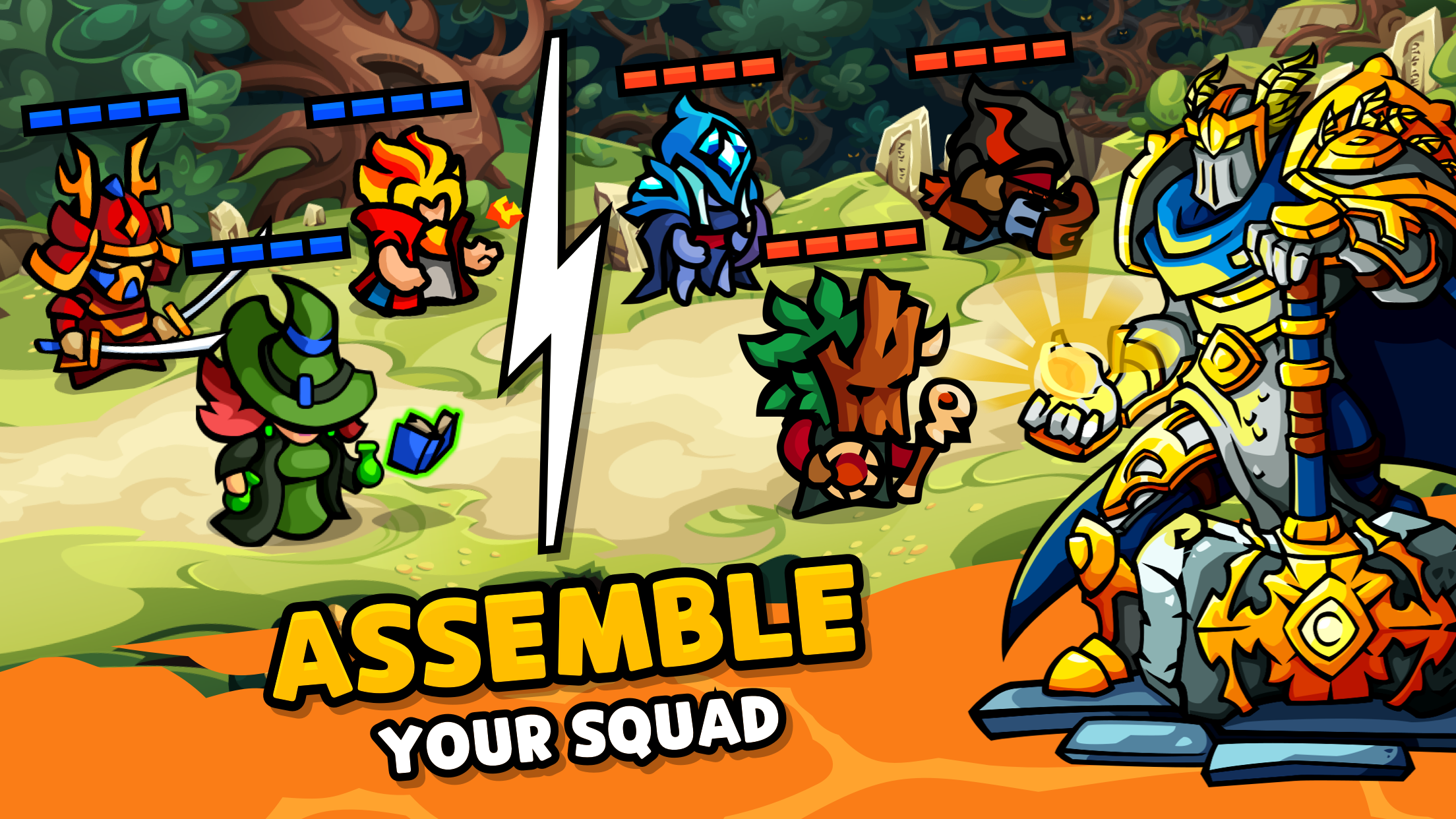 Rushlands – epic MOBA war Game Screenshot