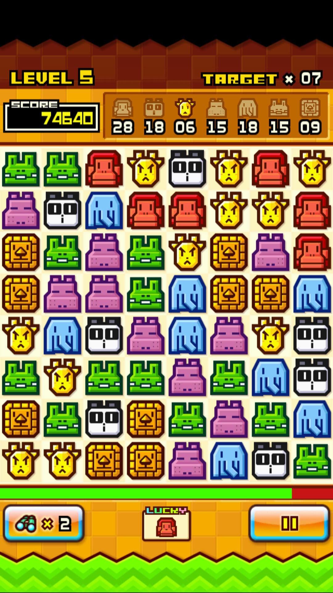 Скриншот игры ZOOKEEPER DX TouchEdition