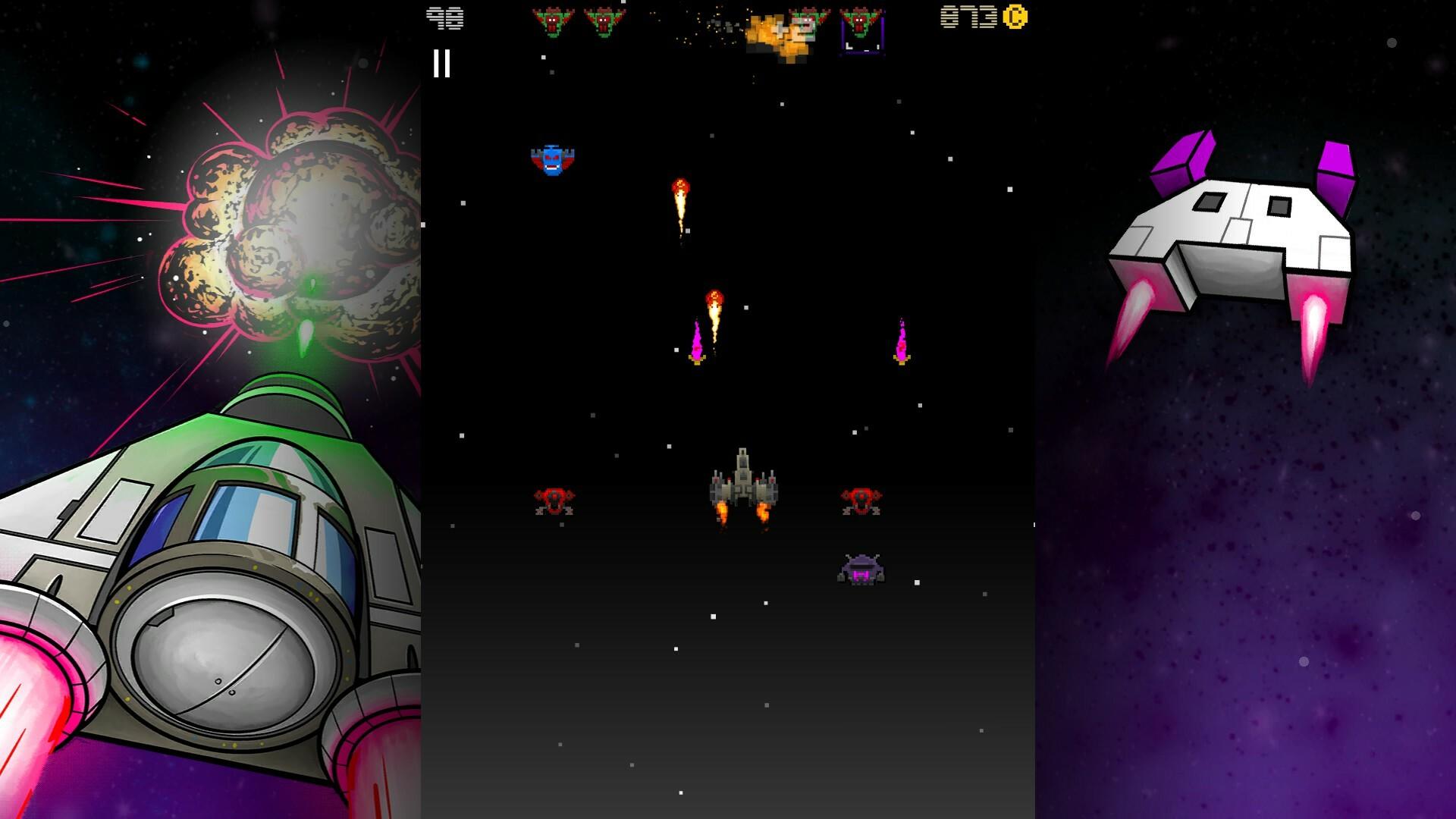 Astro Attack Game Screenshot