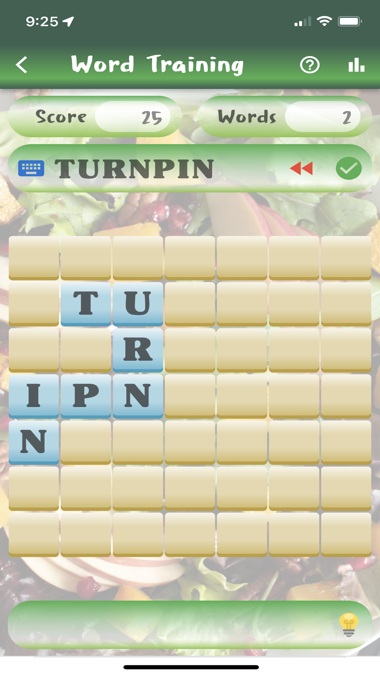 Captura de Tela do Jogo ActivNow Word Salad