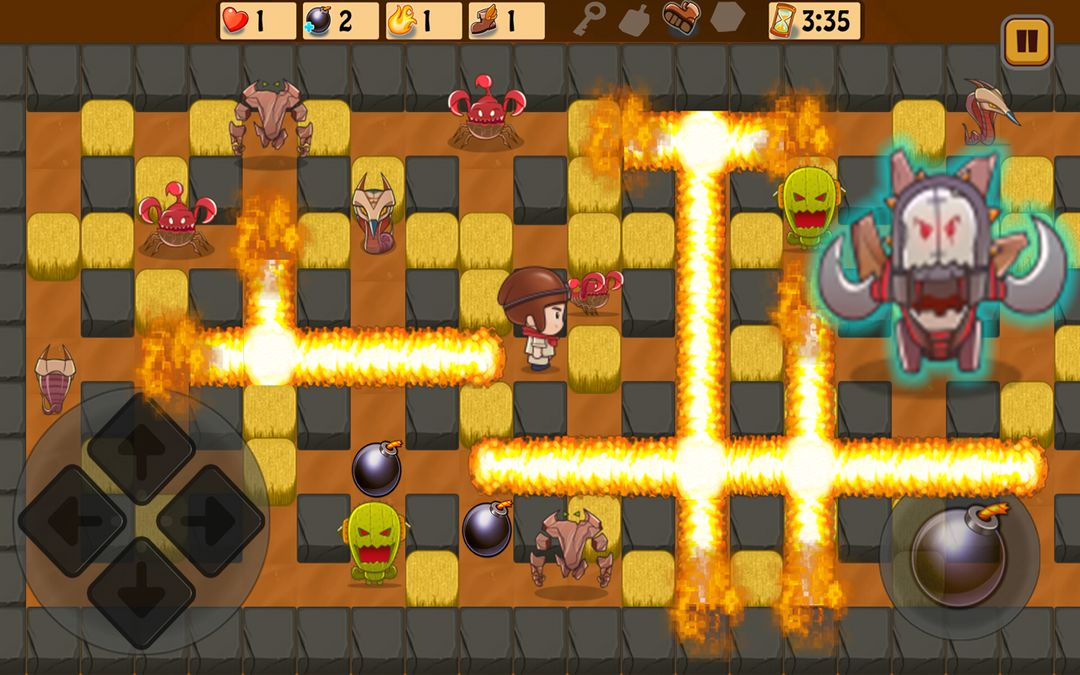 Bomber Adventure screenshot game
