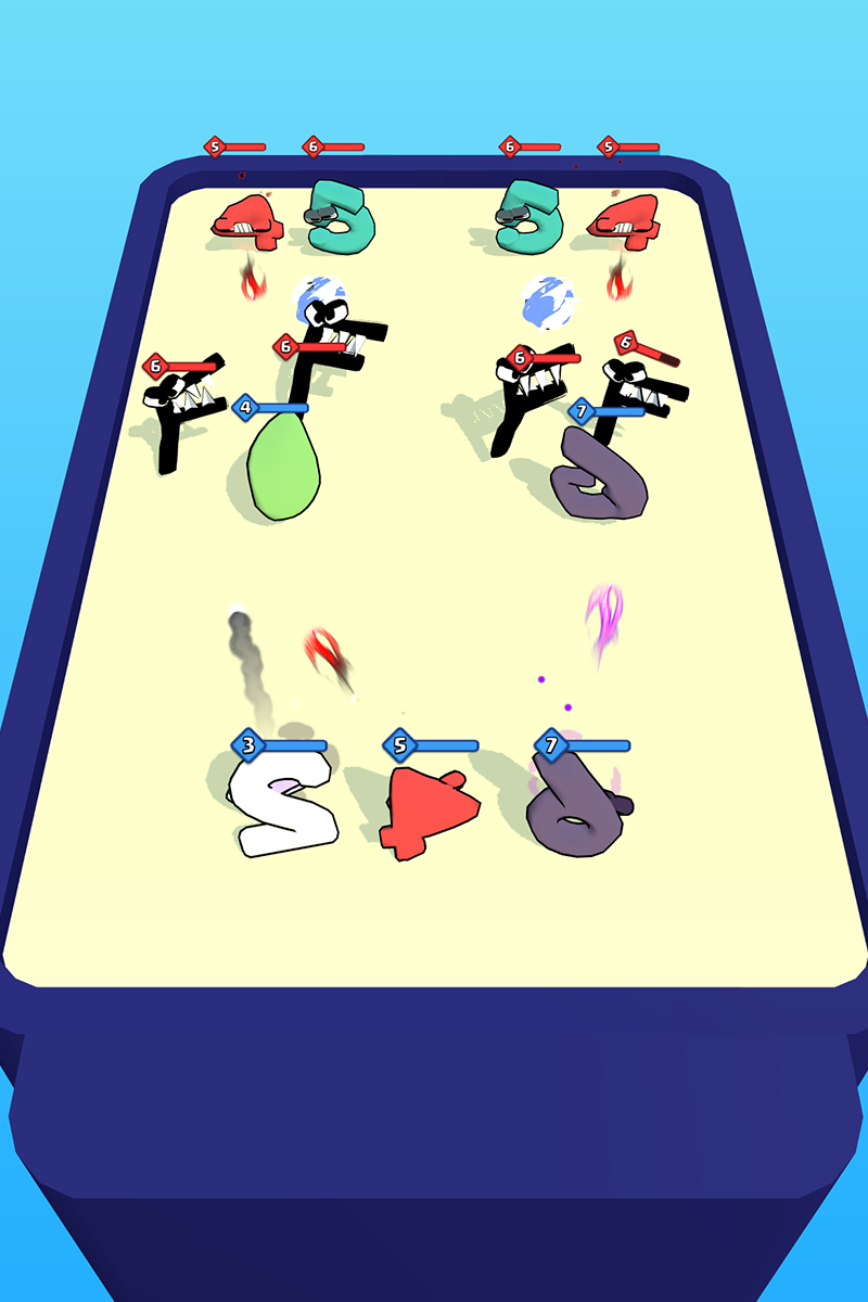 Screenshot of Merge Alphabet: Monster Fusion