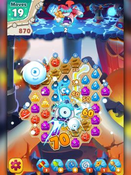 Monster Busters: Ice Slide Game Screenshot