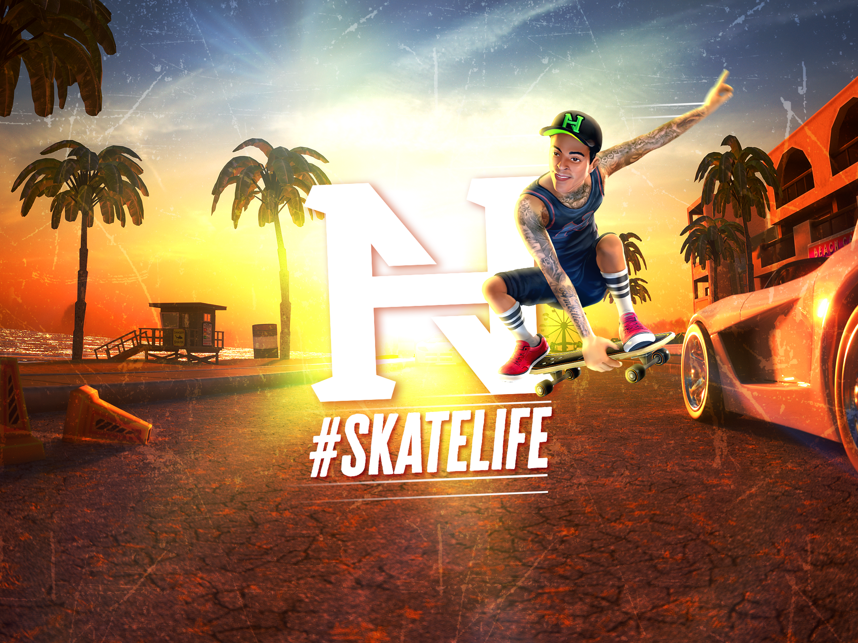 Nyjah Huston: #Skate life Game Screenshot