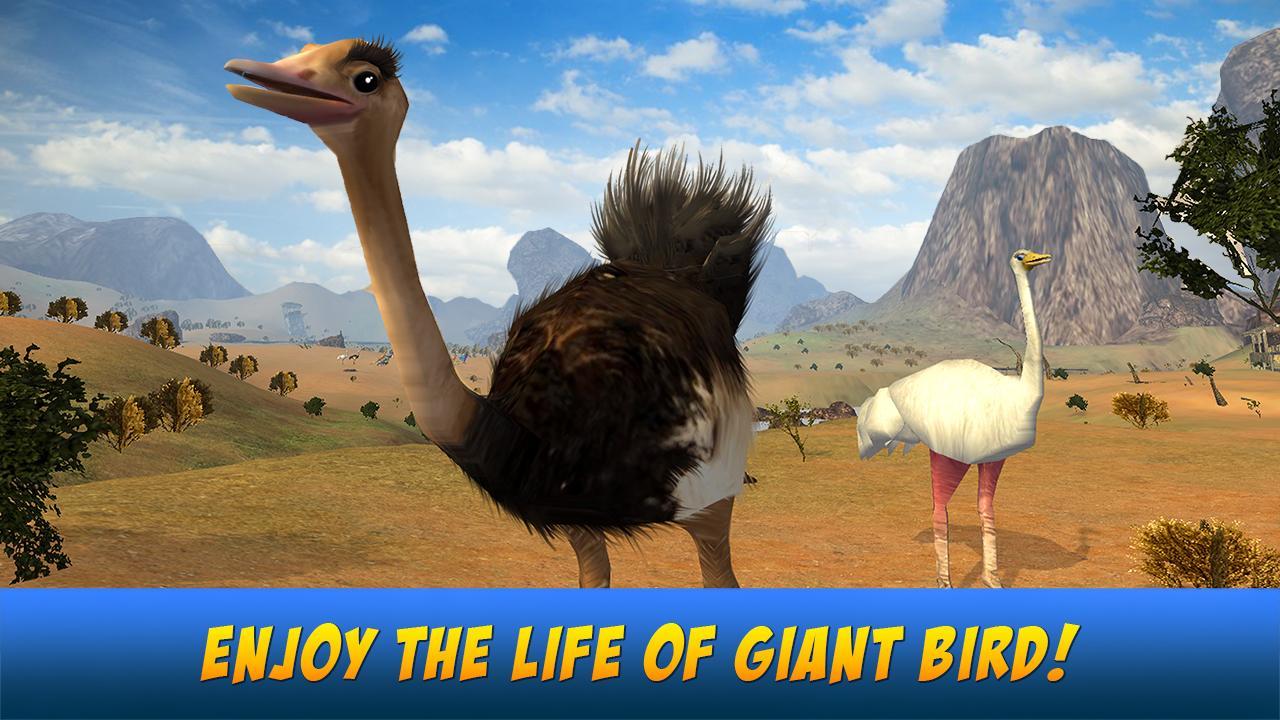 Ostrich Bird Simulator 3D ภาพหน้าจอเกม