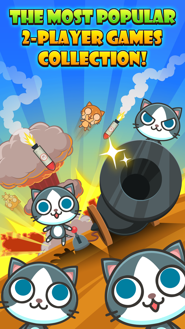 Cats Carnival - 2 Player Games ゲームのスクリーンショット