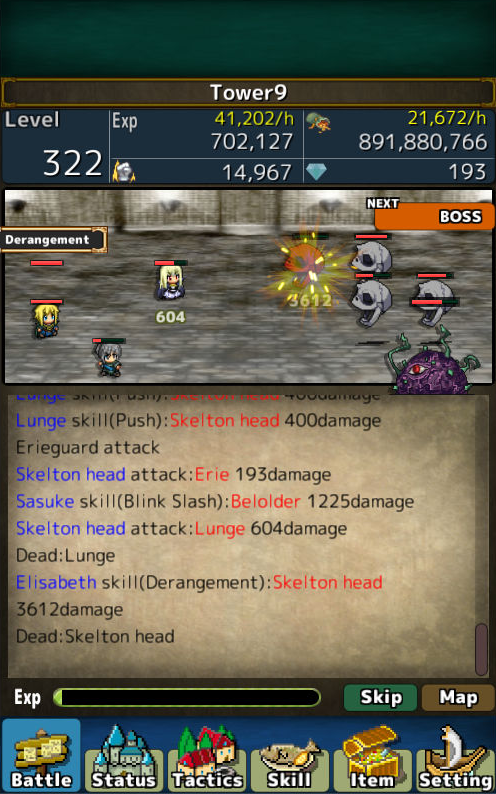BattleDNA [AutoBattle RPG] Game Screenshot