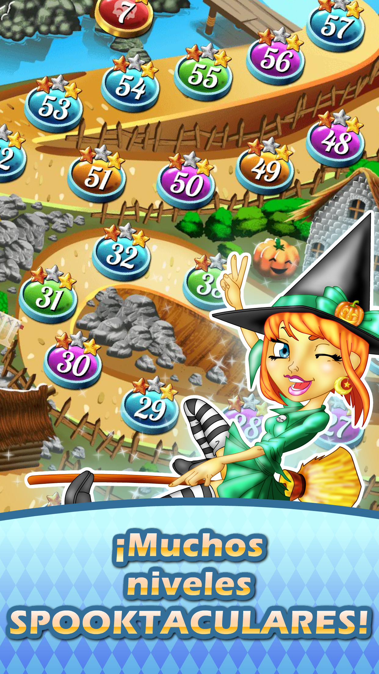 Captura de Pantalla del Juego Witch Puzzle - Juego Gratis