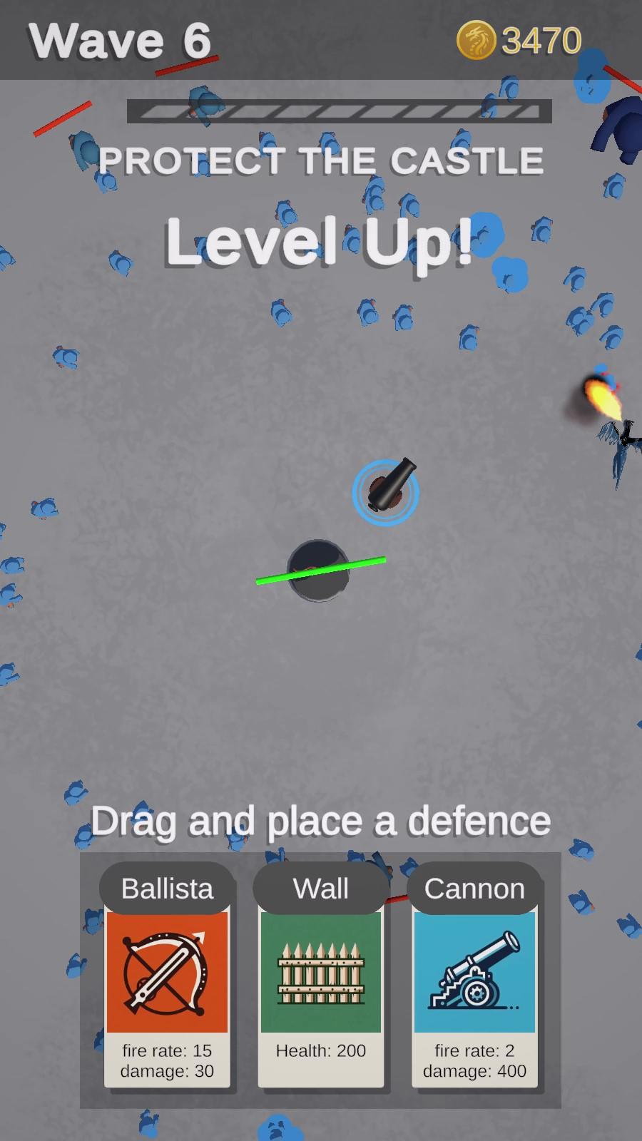 Dragon Defence Game Screenshot