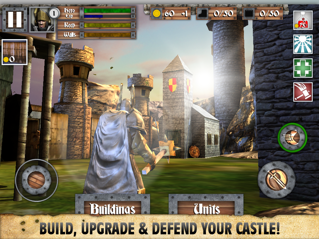 Screenshot of Heroes and Castles