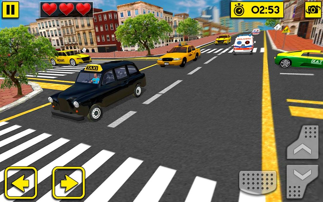 도시 택시 운전 시뮬레이션 2020 : 무료 택시 드라이버 게임 게임 스크린 샷