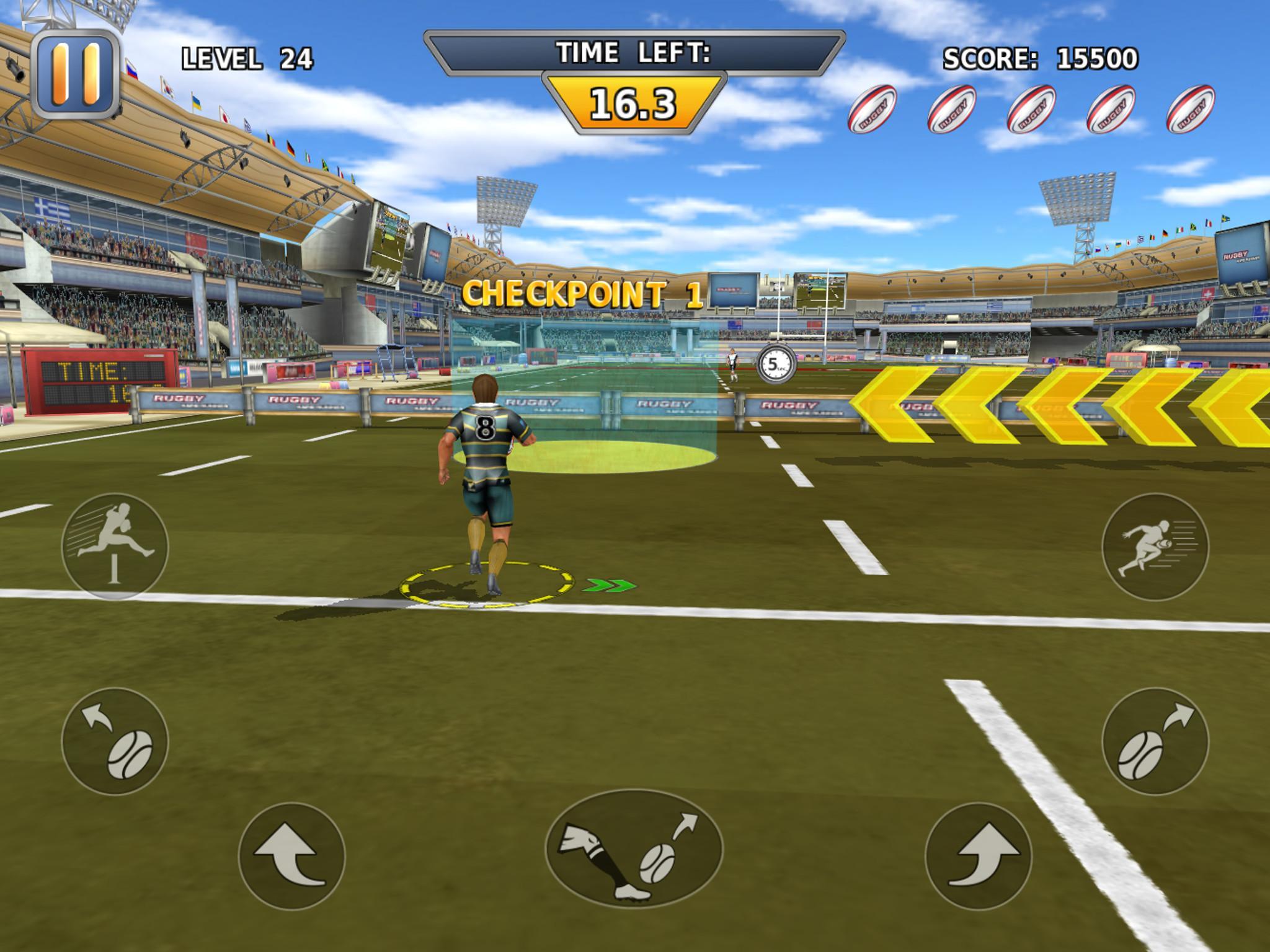 Rugby: Hard Runner Game Screenshot
