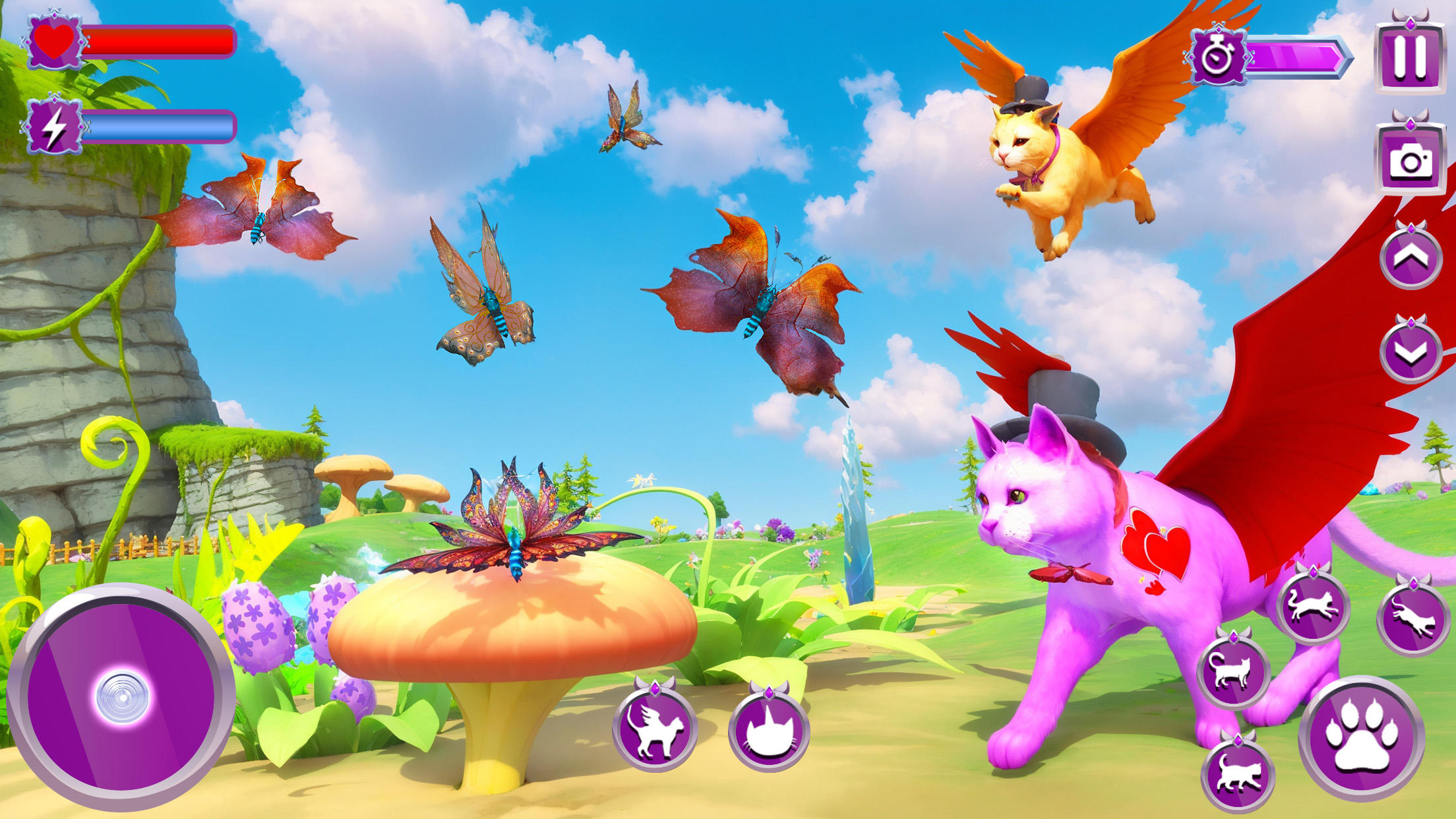 Unicorn Cat Princesses Family Game Screenshot