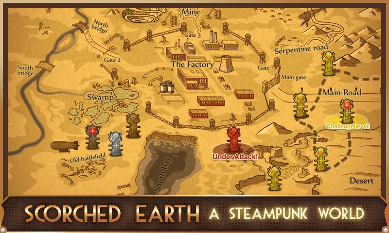 Steampunk Tower screenshot game