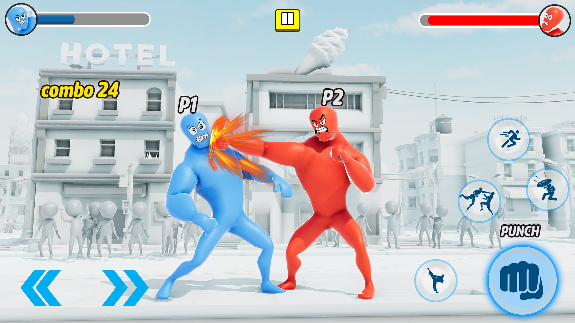 Скриншот игры Stickman Fighter Ragdoll Fight
