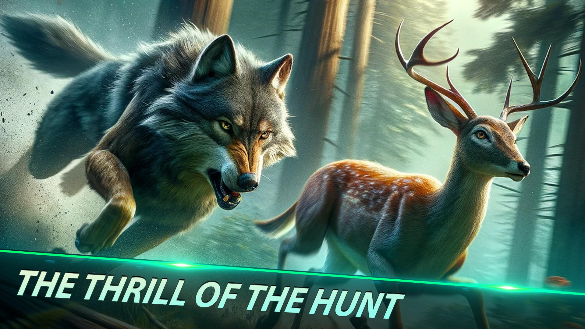 Wolf Simulator 3D Wild Animal Game Screenshot