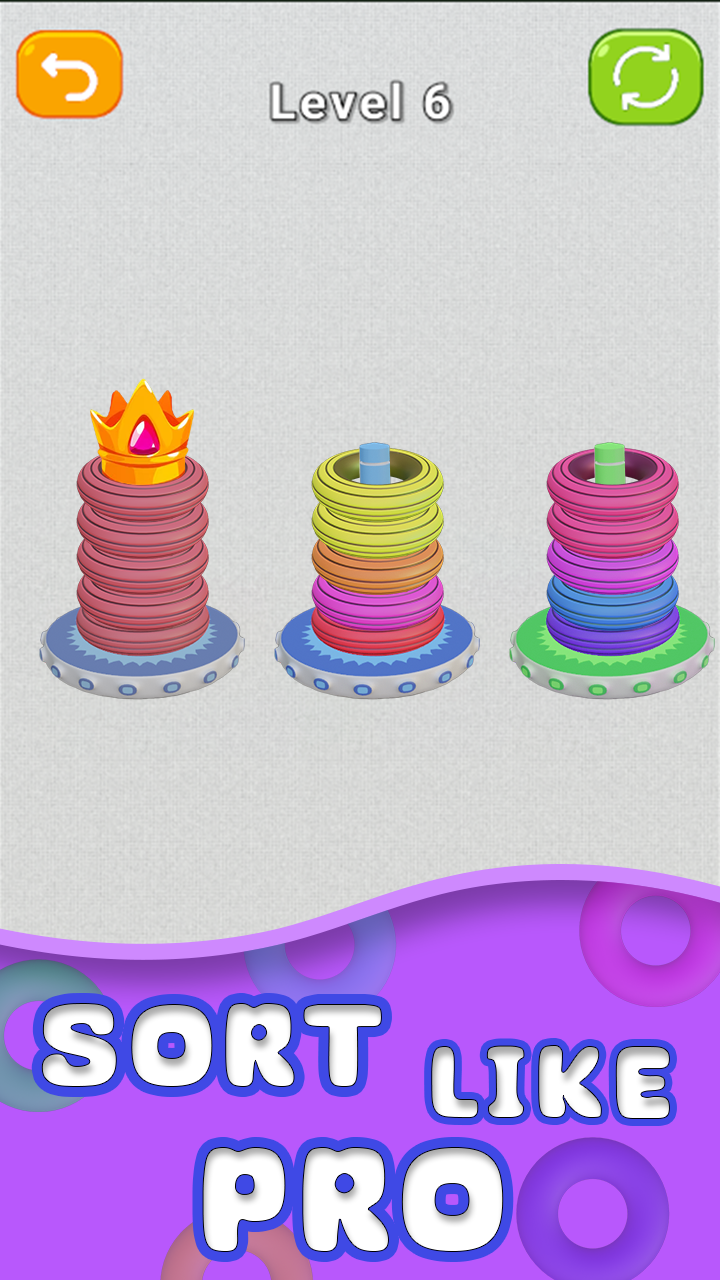 Hoops Sort PuzzleStack Game android iOS apk download for freeTapTap