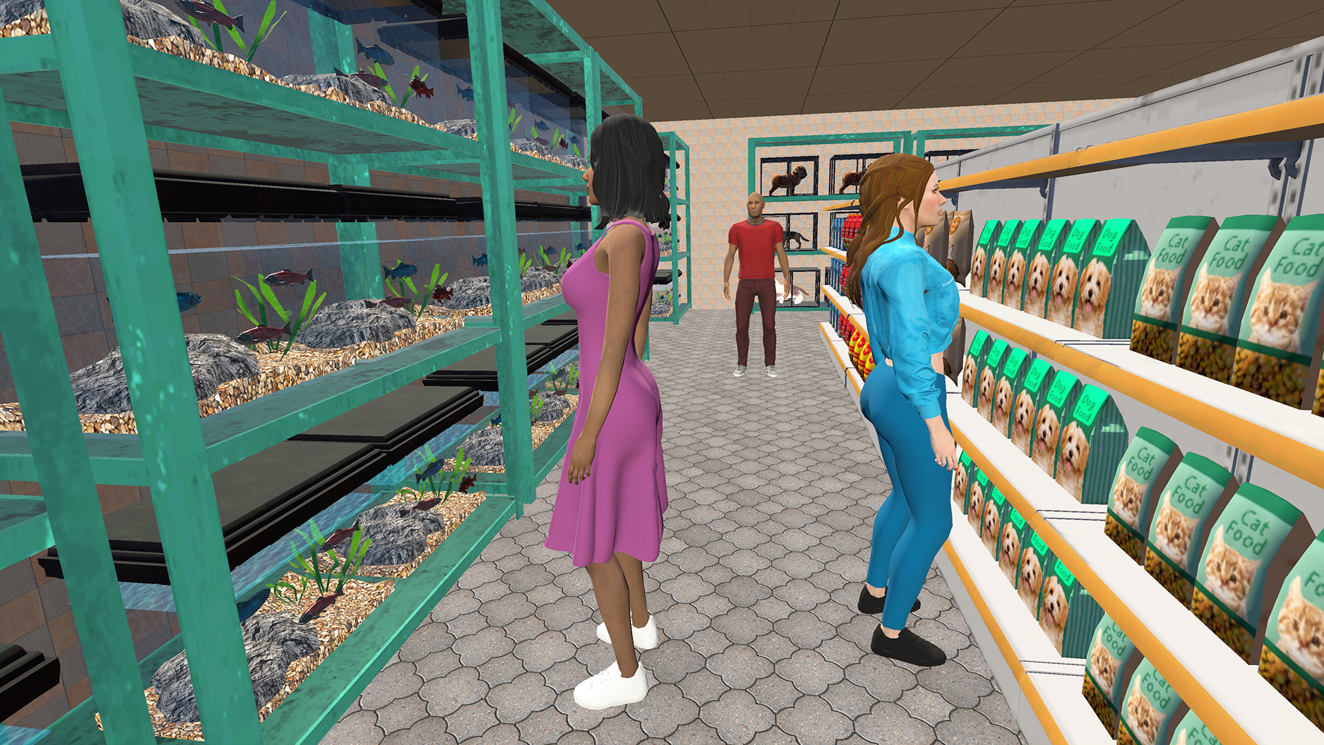 Pet Shop Bussiness Simulator Game Screenshot