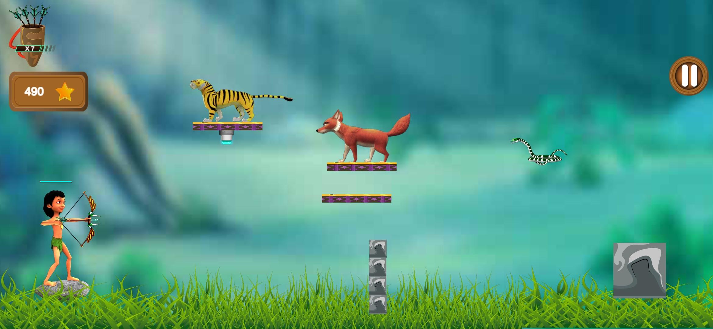 Mowgli Archer Hero Game Screenshot