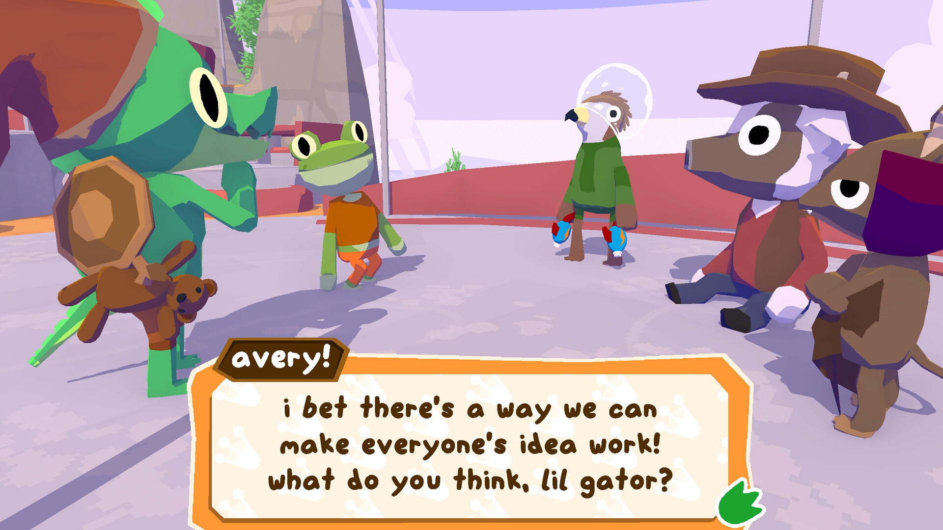 Screenshot of Lil Gator Game