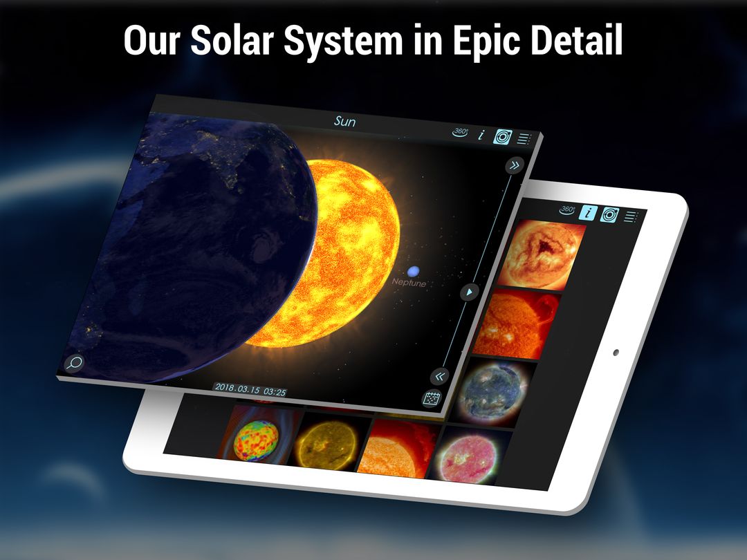Solar Walk 2 Ads+：Solar System ภาพหน้าจอเกม
