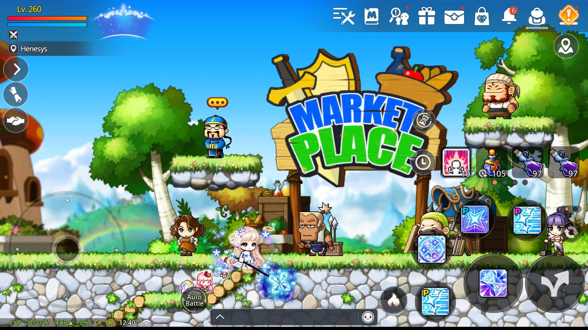 Скриншот игры MapleStory M - Fantasy MMORPG