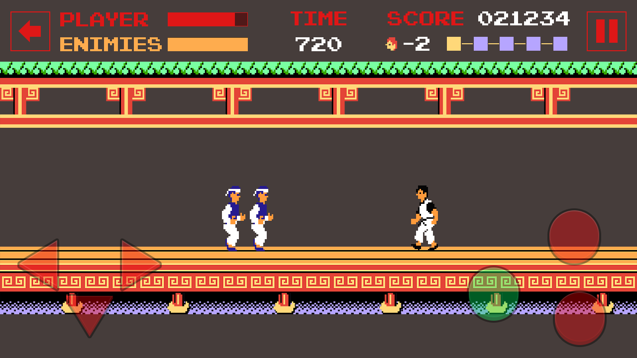 Kung Fu Master 遊戲截圖