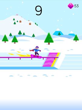 Ketchapp Winter Sports Game Screenshot