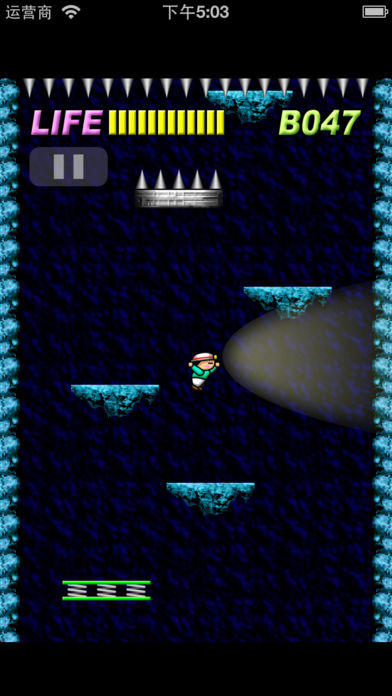 NS-SHAFT Game Screenshot