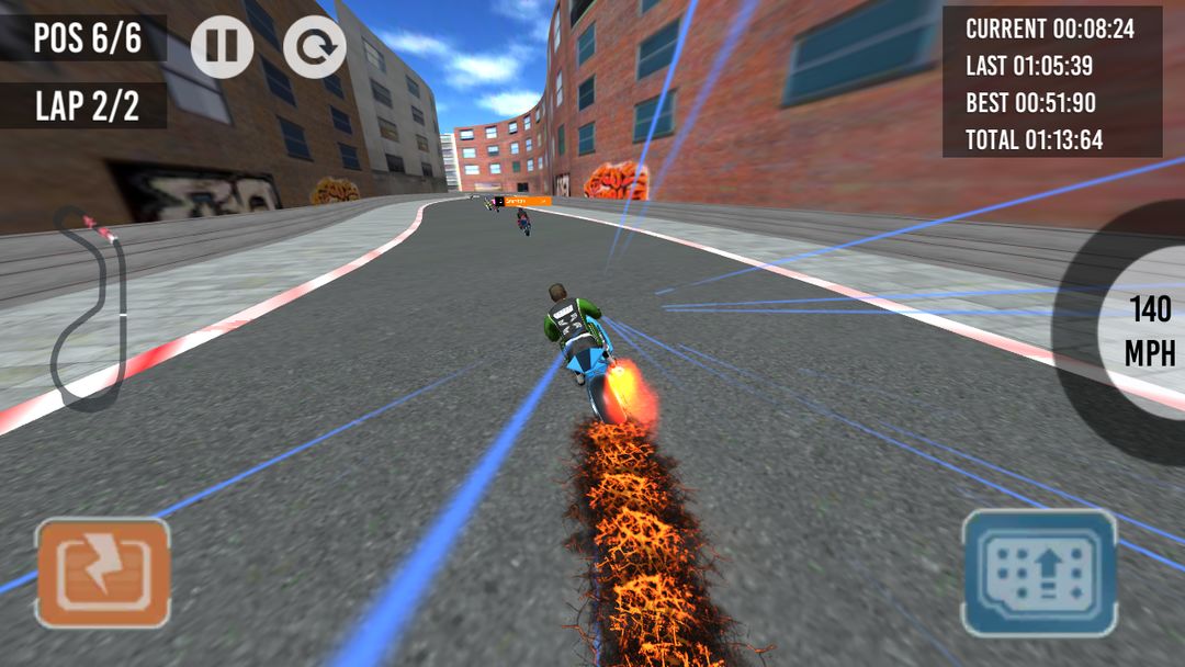 City Turbo Moto Hero ภาพหน้าจอเกม