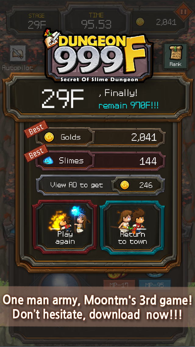 Dungeon999 Game Screenshot