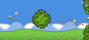 Save the bee vs Flying Saucers Game Screenshot
