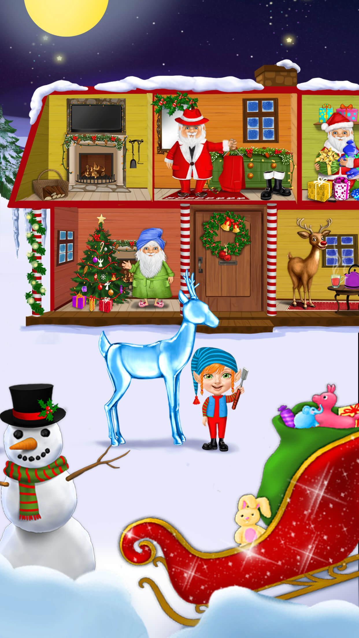 Cuplikan Layar Game Sweet Baby Girl Christmas 2