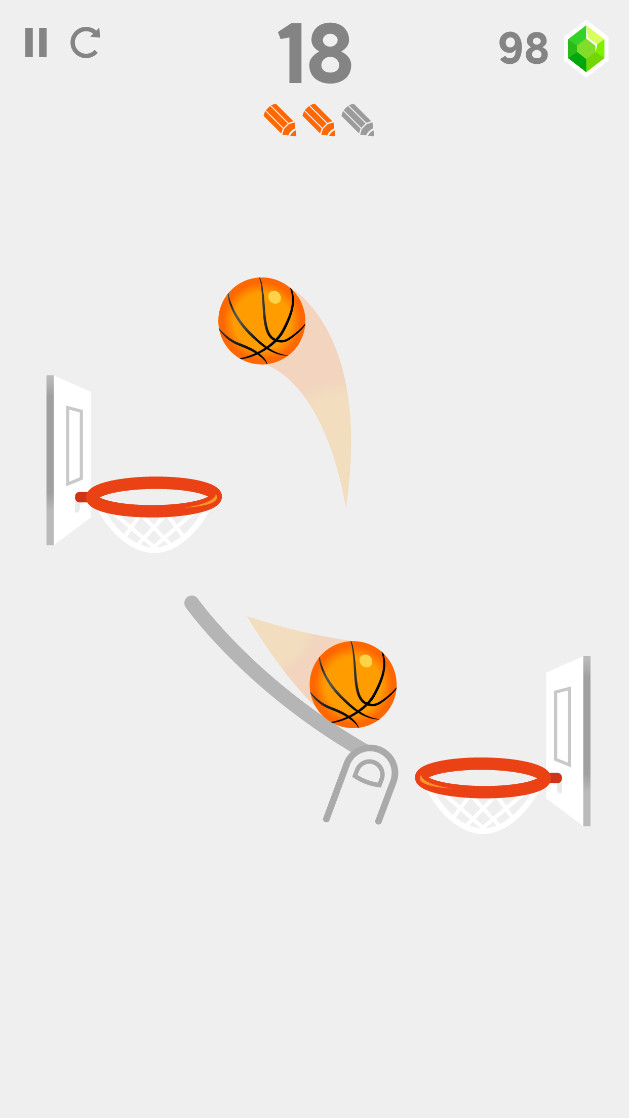 Dunk Line Game Screenshot