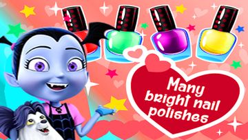 Vampirina Nail Salon Game Screenshot