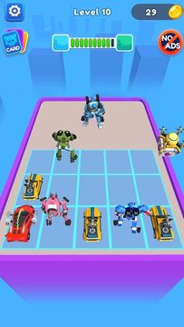 Merge Robot Master: Car Games Game Screenshot