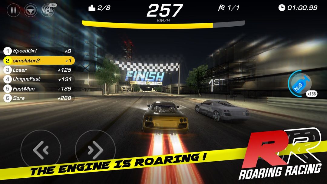 Roaring Racing screenshot game