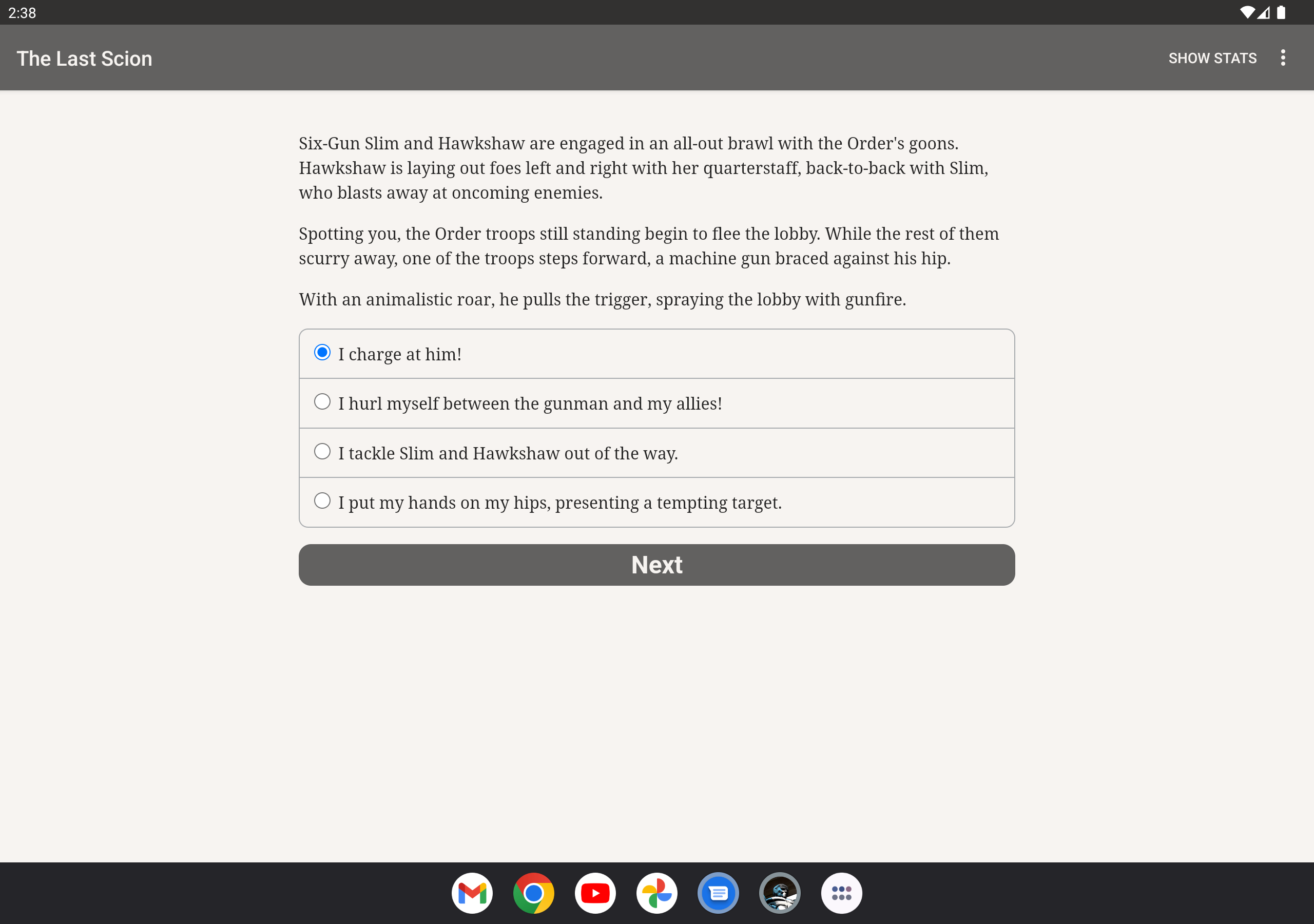 Cuplikan Layar Game The Last Scion