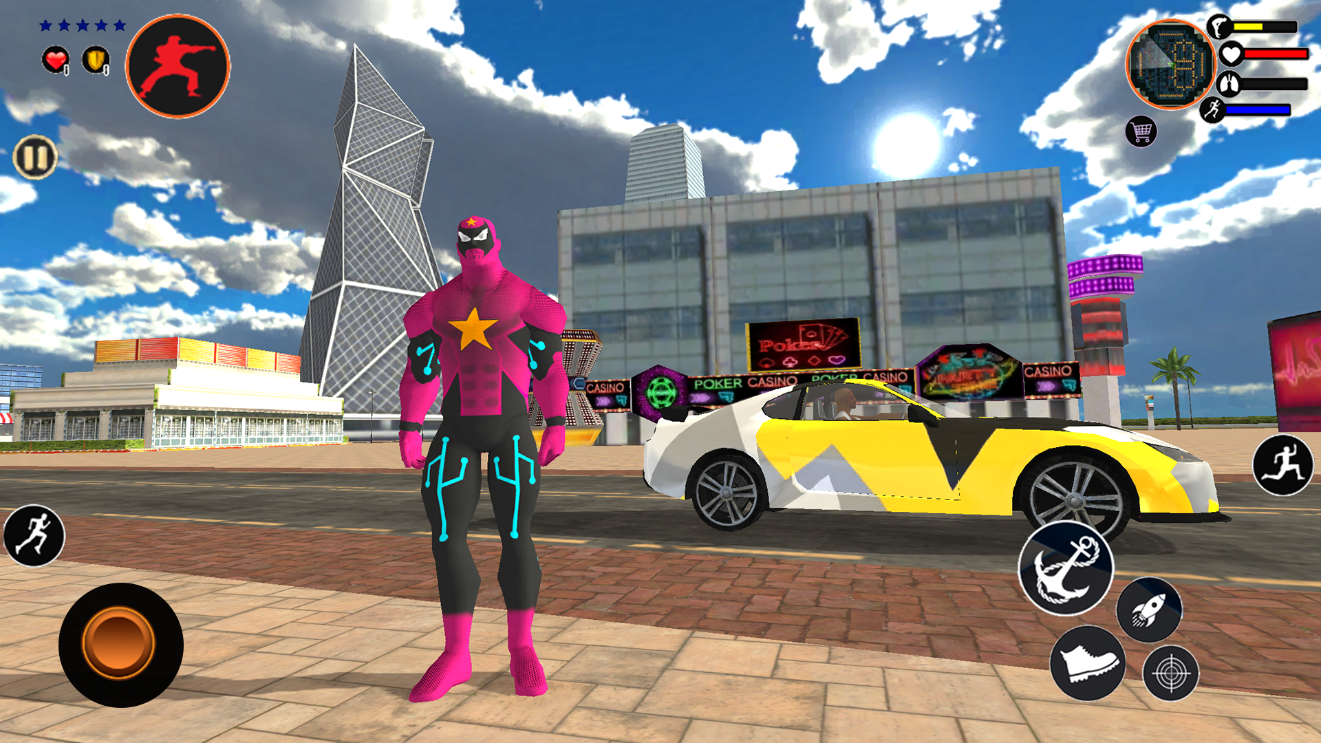 Screenshot of Superhero Apex Fighting Games
