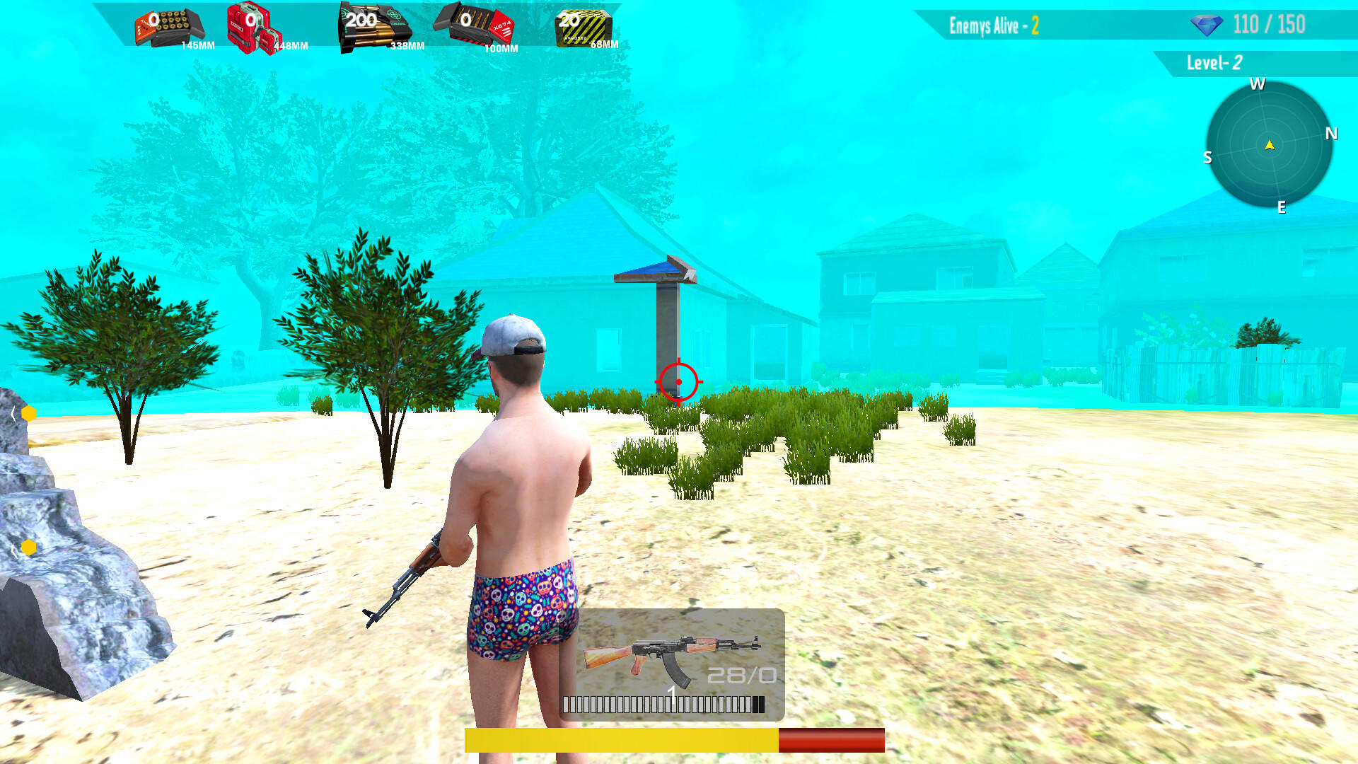 BUBG Single on the Ground screenshot game