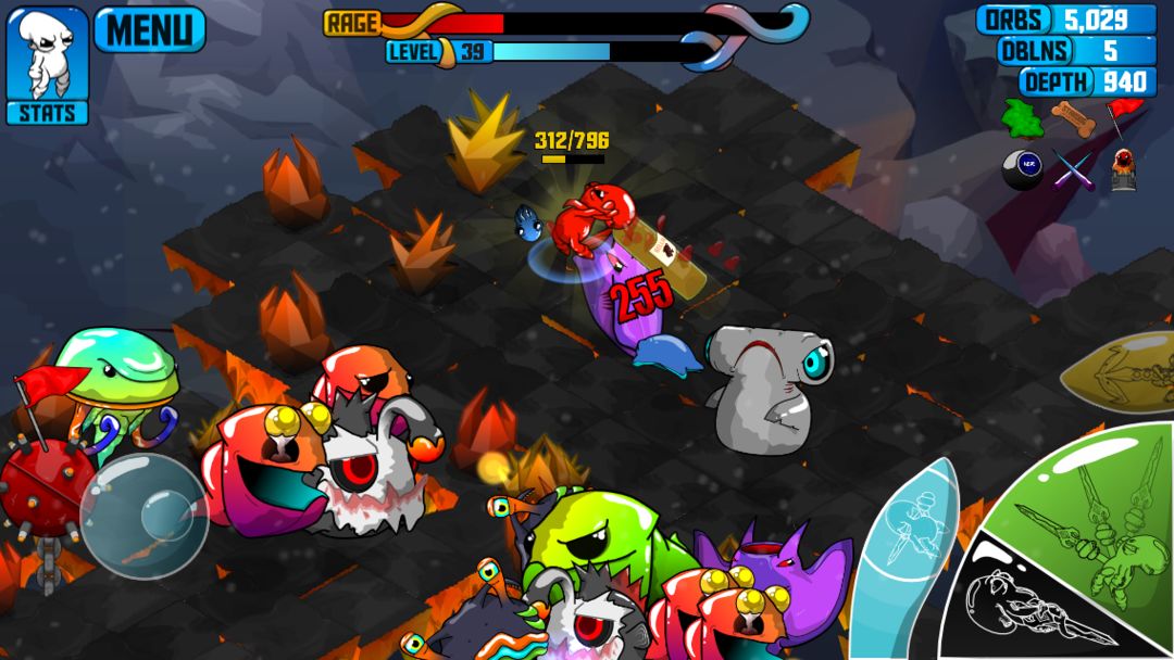 Quadropus Rampage screenshot game