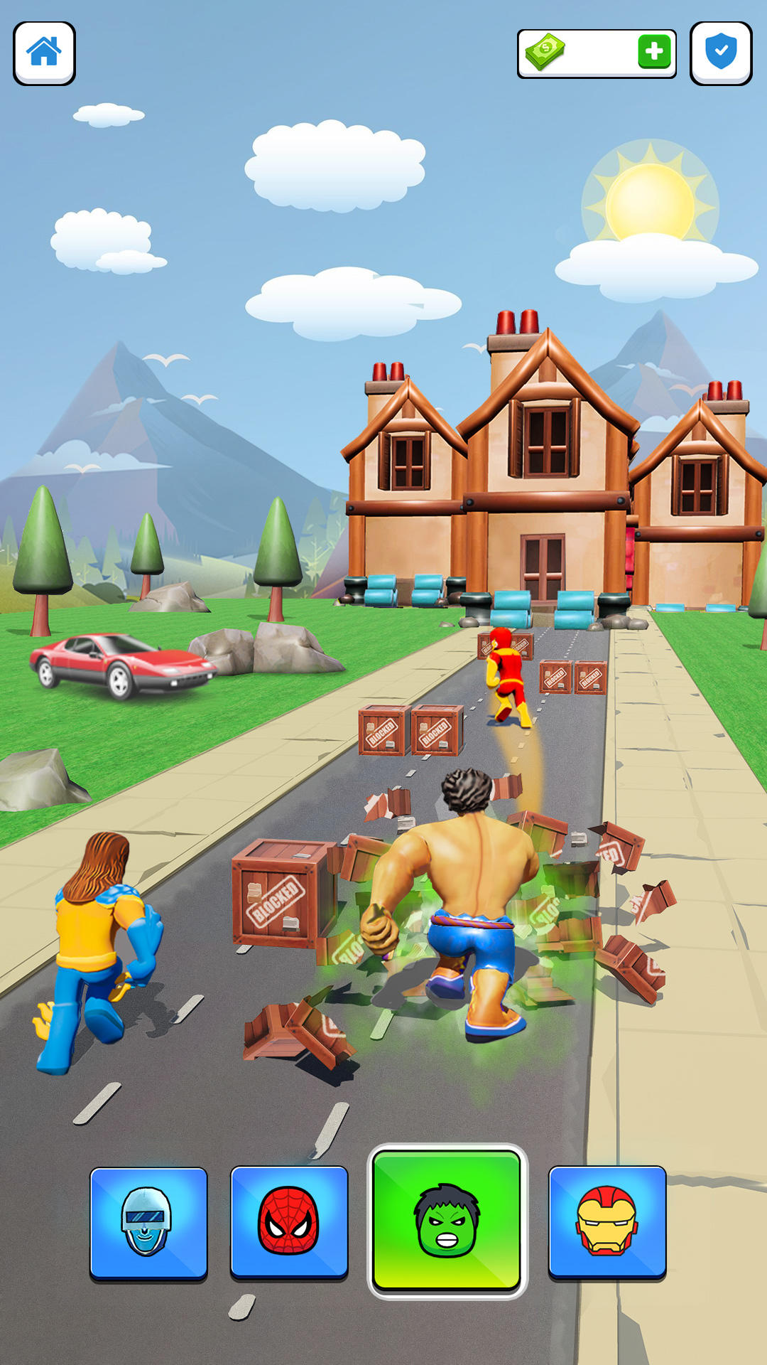 Shape Transform Superhero Game Game Screenshot