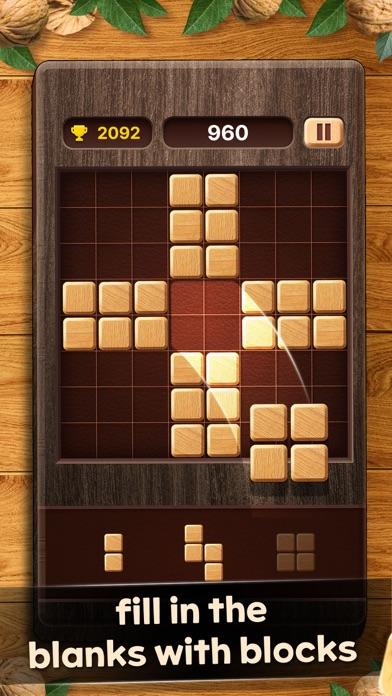 Cuplikan Layar Game Walnut Wood Block Puzzle