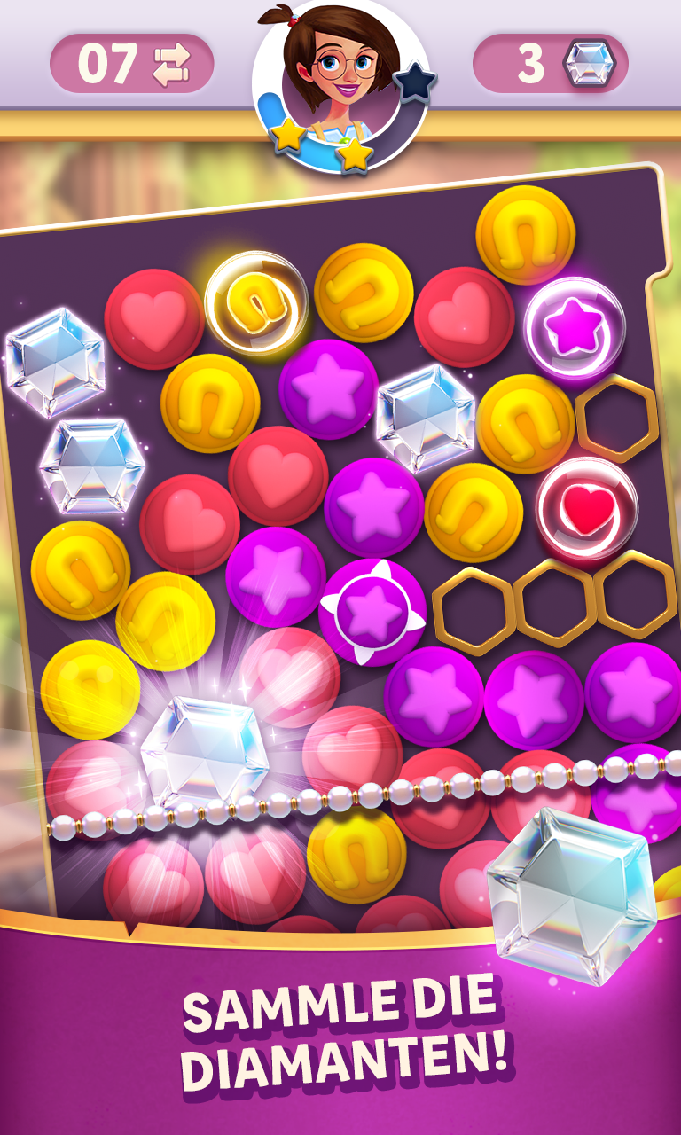 Cuplikan Layar Game Diamond Diaries Saga