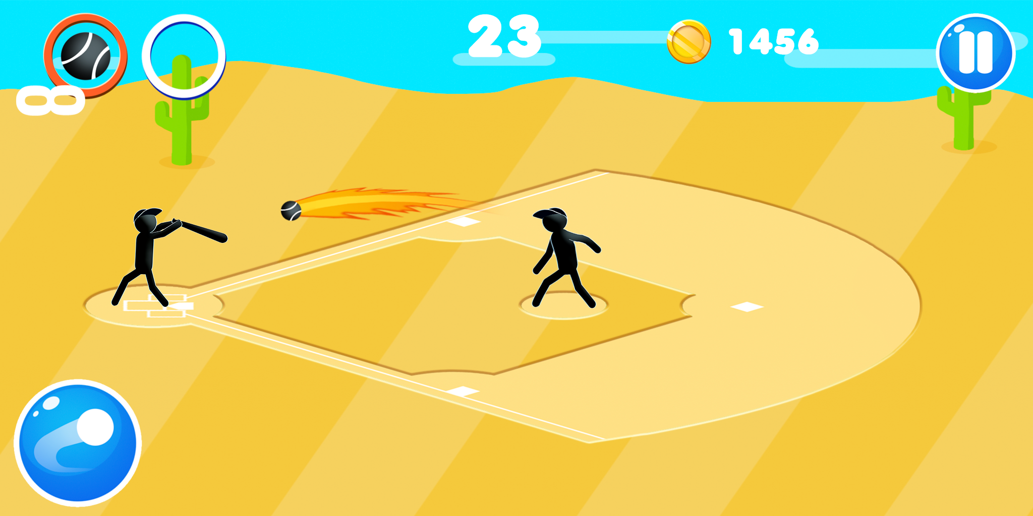 Stickman Baseball Game Screenshot