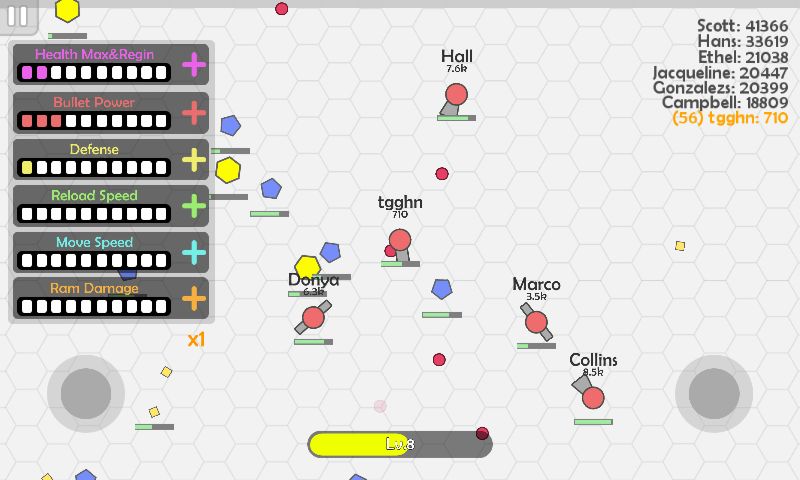 Screenshot of Diep vs Tanks