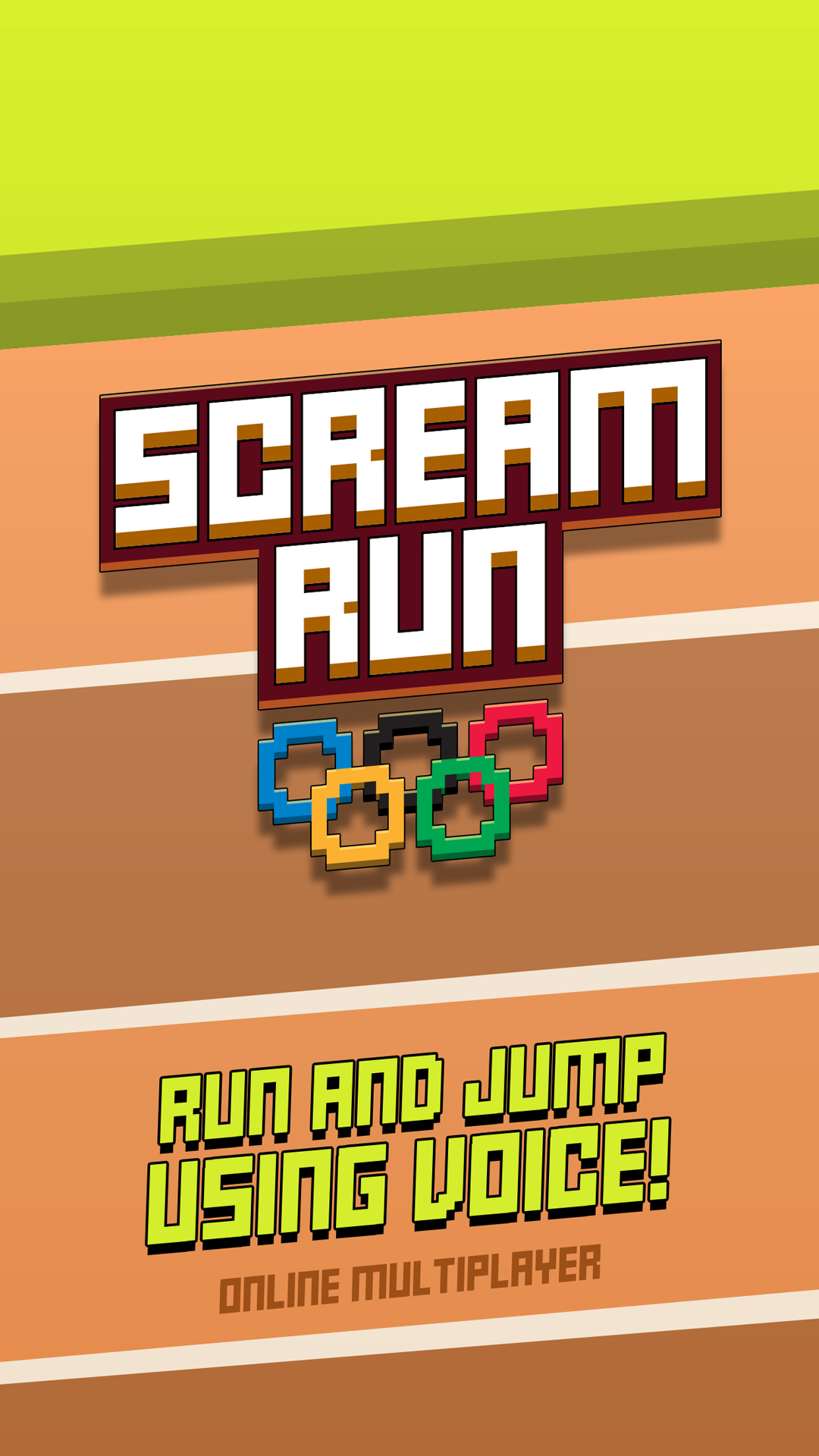 Captura de Tela do Jogo screamrun.io