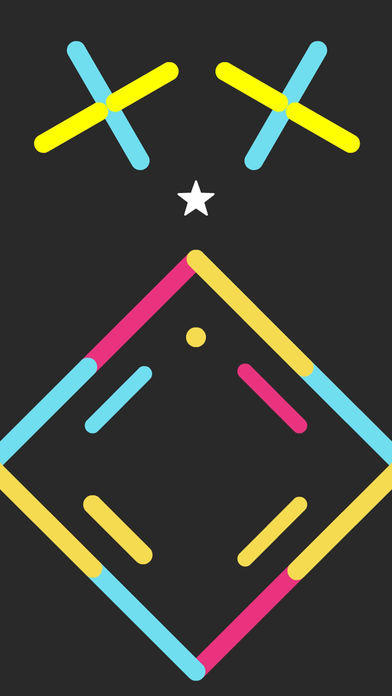 Colour Rings One Line In Blast Game Screenshot